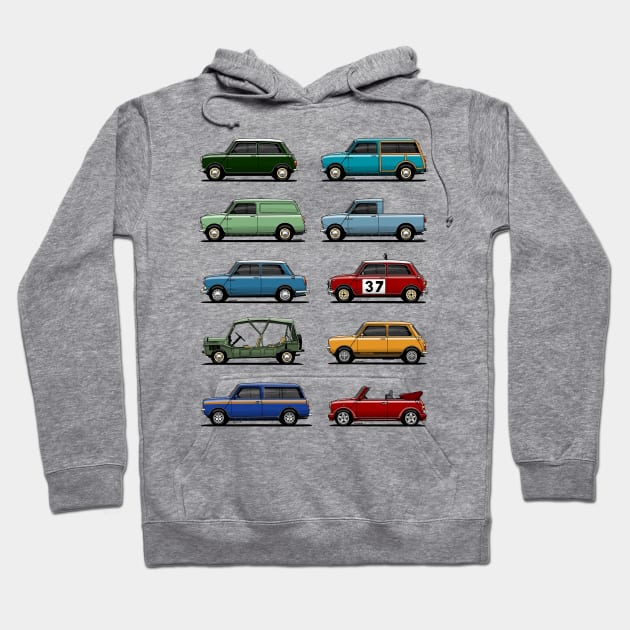 Family portrait of the coolest car ever! Hoodie by jaagdesign